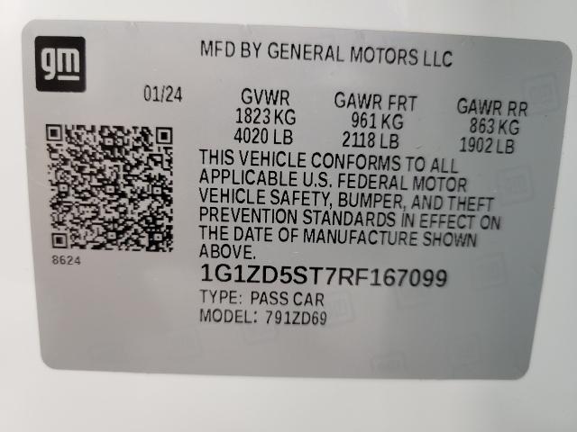 2024 Chevrolet Malibu Vehicle Photo in MIDDLETON, WI 53562-1492