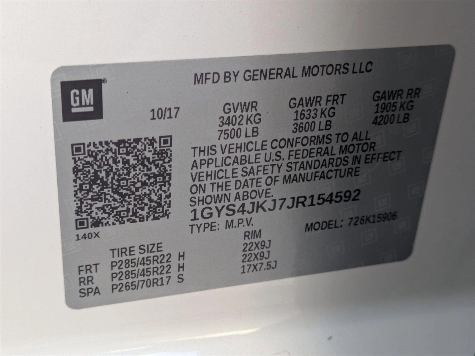 2018 Cadillac Escalade ESV Vehicle Photo in WEST PALM BEACH, FL 33407-3296