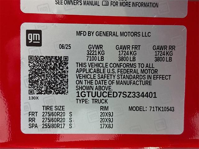 2025 GMC Sierra 1500 Vehicle Photo in PUYALLUP, WA 98371-4149