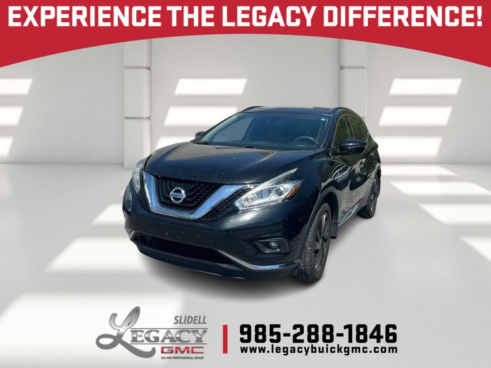 Gray (Magnetic Black Metallic) 2017 Nissan Murano Platinum AWD SUV / Crossover All-Wheel Drive