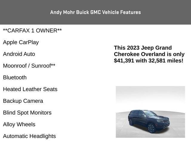 2023 Jeep Grand Cherokee Vehicle Photo in Fishers, IN 46038