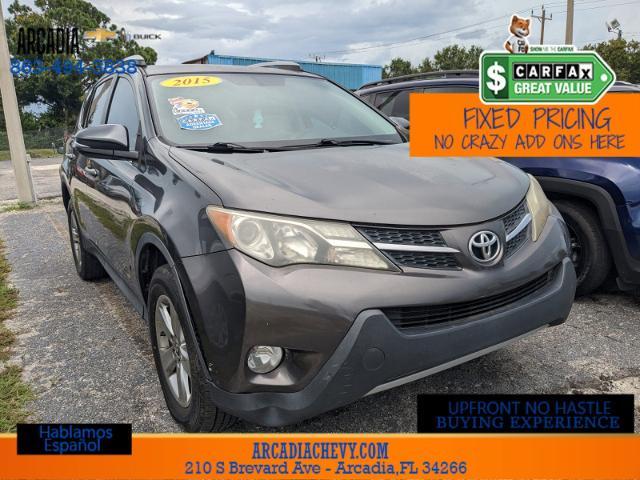 Used 2015 Toyota RAV4 XLE with VIN 2T3WFREV5FW192229 for sale in Arcadia, FL