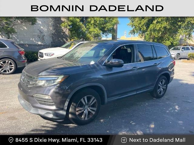 Used 2017 Honda Pilot EX-L with VIN 5FNYF5H51HB008796 for sale in Miami, FL