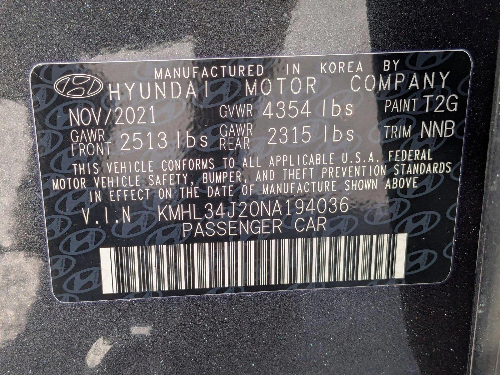 2022 Hyundai SONATA Vehicle Photo in Panama City, FL 32401