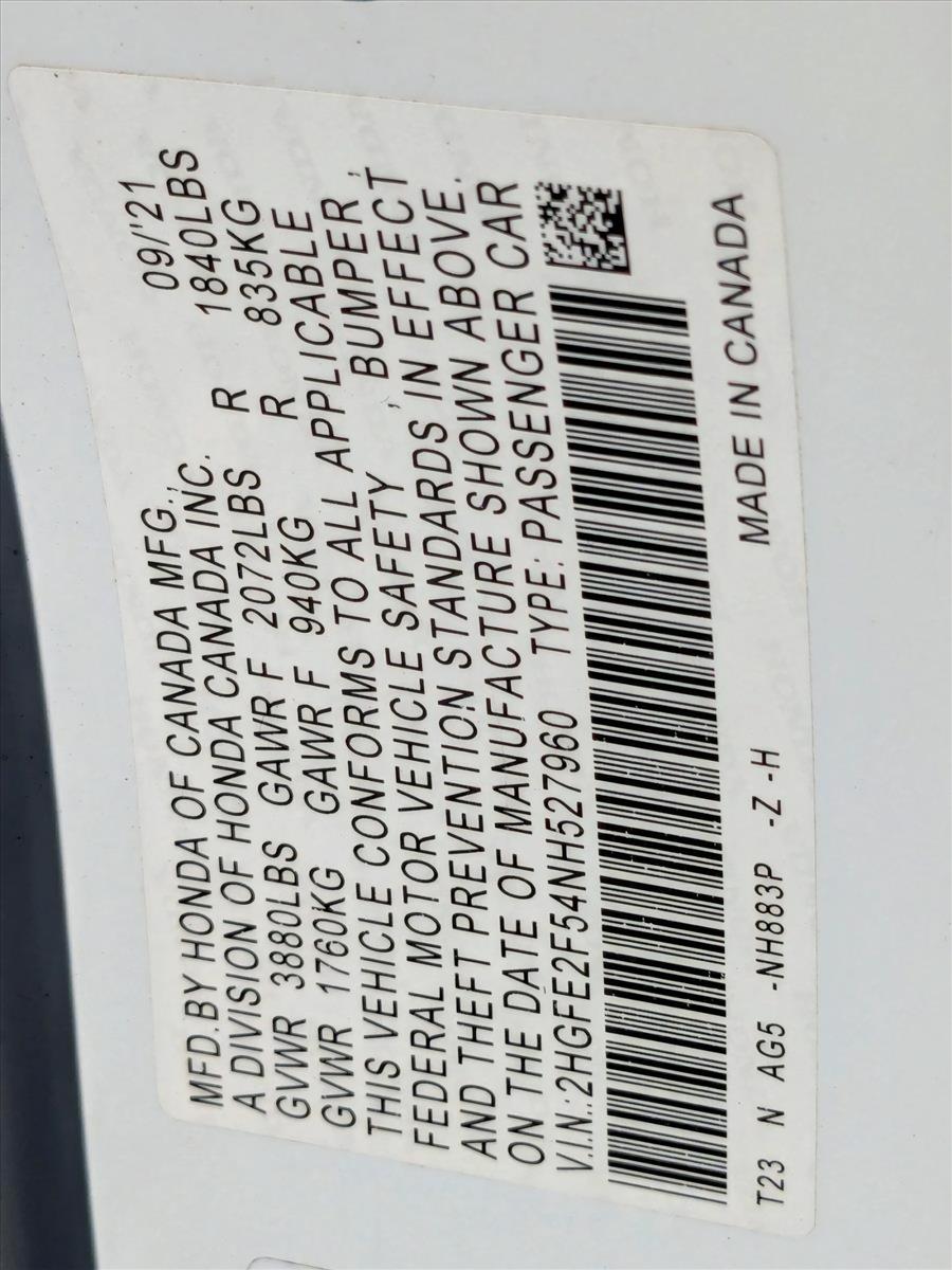2022 Honda Civic Sedan Vehicle Photo in Miami, FL 33015