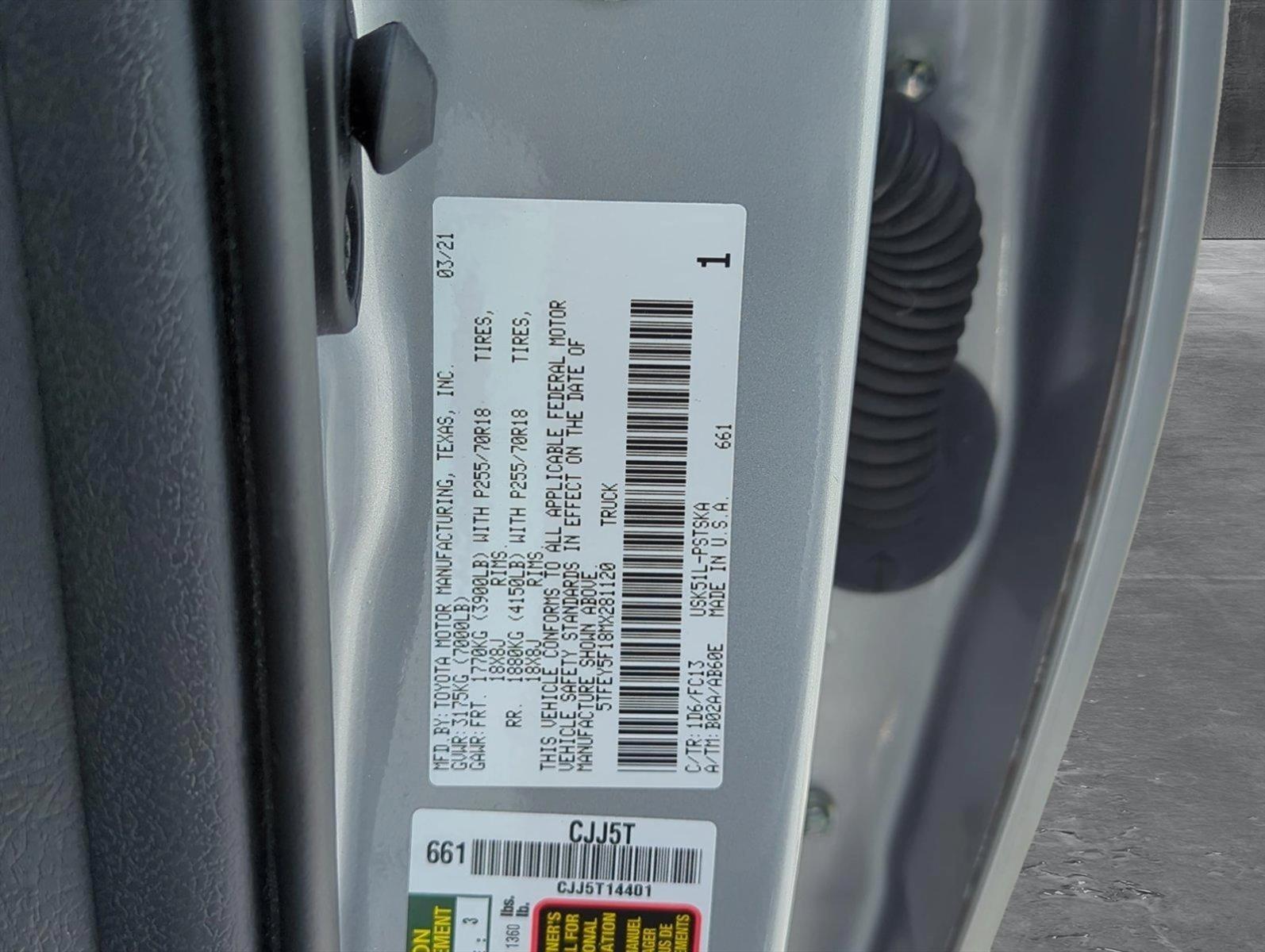 2021 Toyota Tundra 2WD Vehicle Photo in Ft. Myers, FL 33907