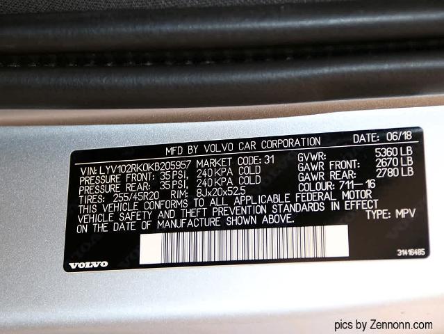 2019 Volvo XC60 Vehicle Photo in LIBERTYVILLE, IL 60048-3287