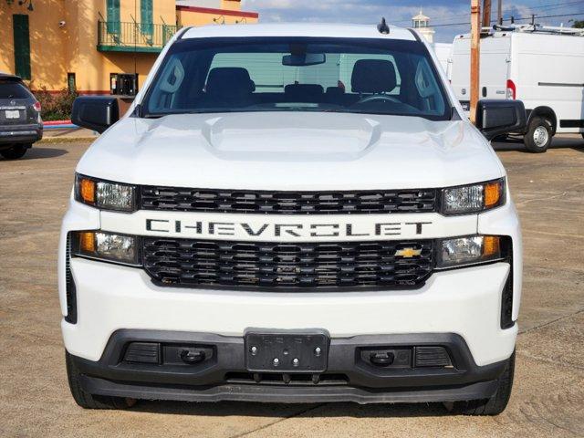 Used 2021 Chevrolet Silverado 1500 Custom with VIN 3GCPWBEK6MG418468 for sale in HOUSTON, TX