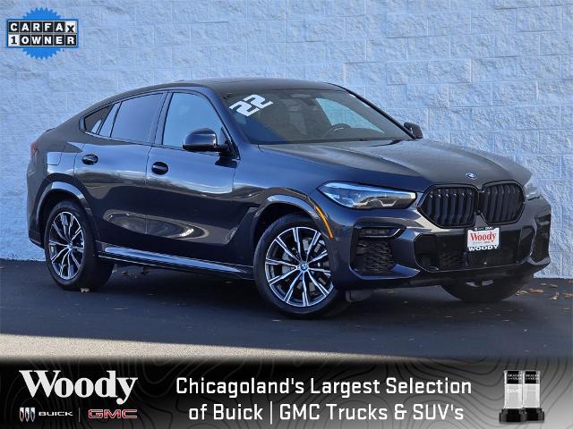 Used 2022 BMW X6 40i with VIN 5UXCY6C01N9L71190 for sale in Naperville, IL