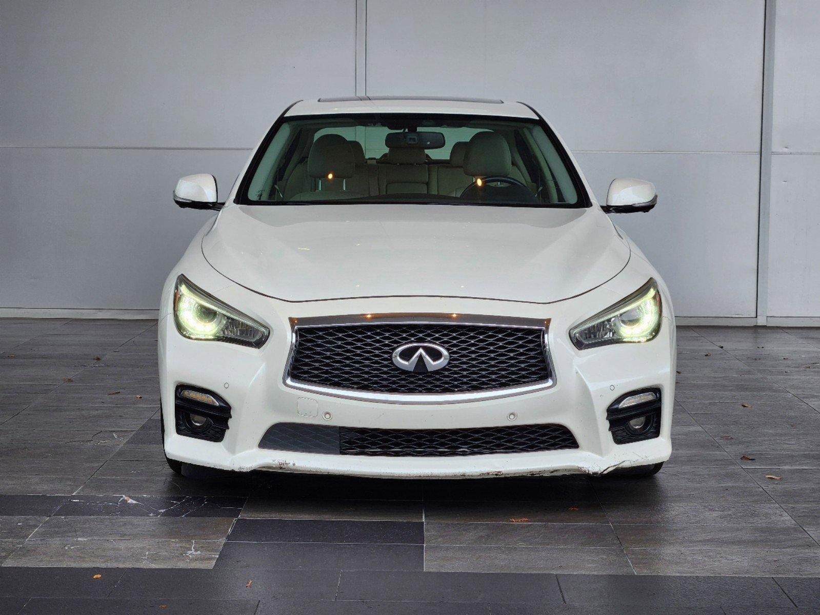 Used 2017 INFINITI Q50 Red Sport with VIN JN1FV7AP2HM850543 for sale in Houston, TX