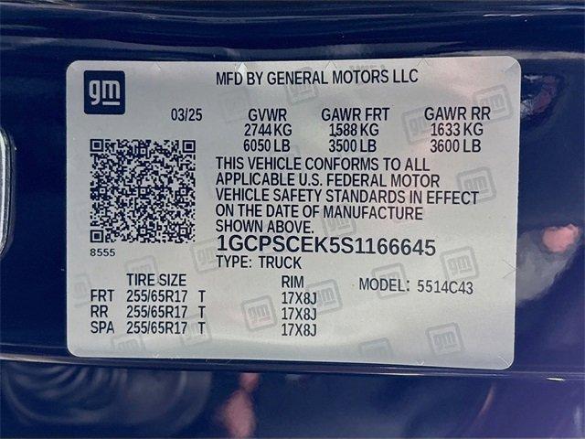 2025 Chevrolet Colorado Vehicle Photo in PUYALLUP, WA 98371-4149
