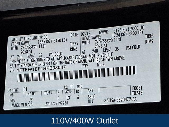 2017 Ford F-150 Vehicle Photo in WATERTOWN, CT 06795-3318