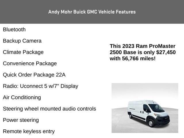 2023 Ram ProMaster Cargo Van Vehicle Photo in Fishers, IN 46038