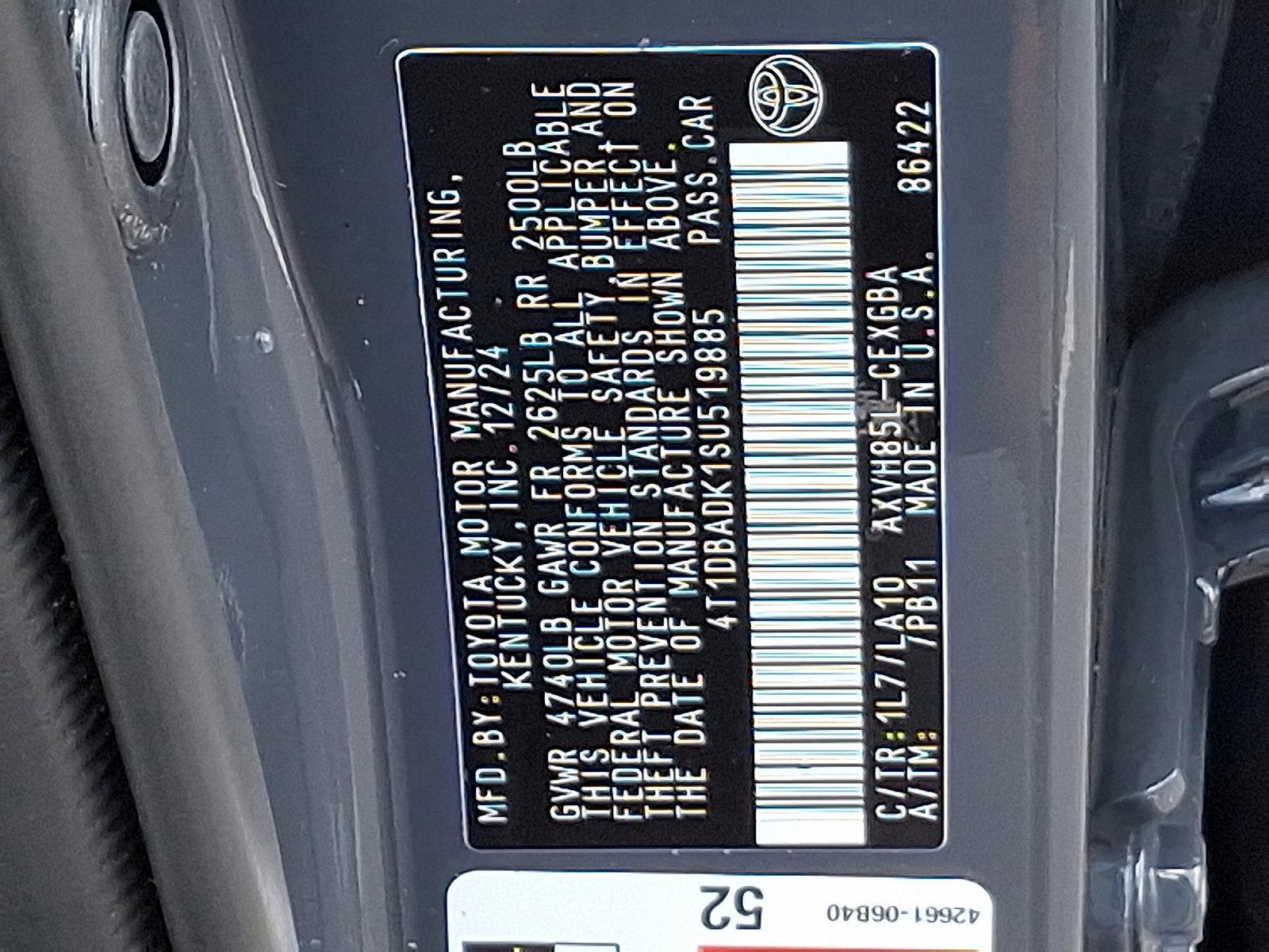 2025 Toyota Camry Vehicle Photo in Trevose, PA 19053