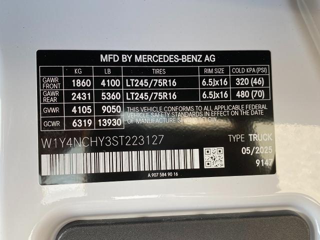 2025 Mercedes-Benz Sprinter Cargo Van Vehicle Photo in Appleton, WI 54913