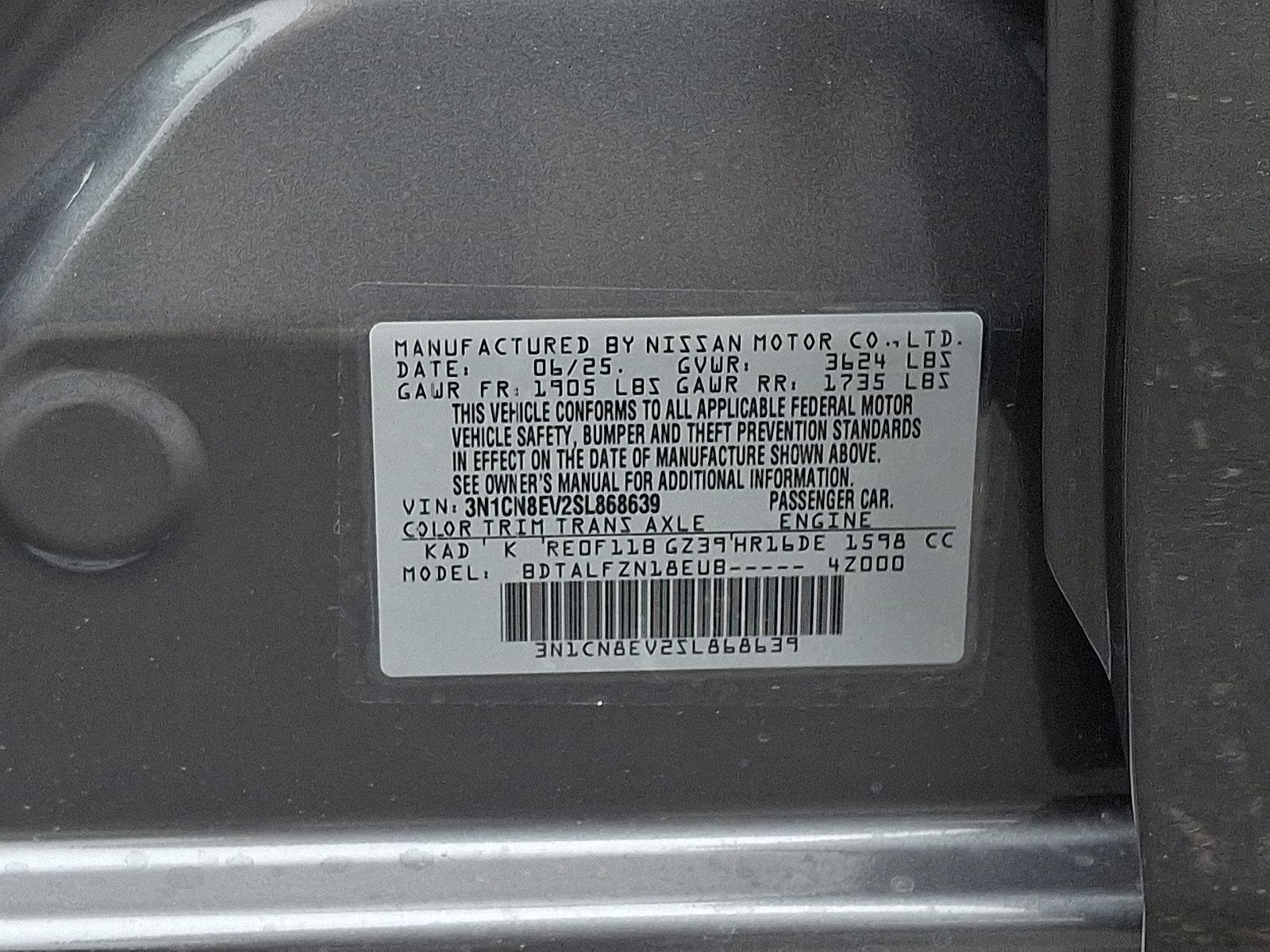 2025 Nissan Versa Vehicle Photo in Mechanicsburg, PA 17050-2306