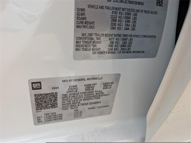 2025 Chevrolet Silverado 2500 HD Vehicle Photo in ENGLEWOOD, CO 80113-6708