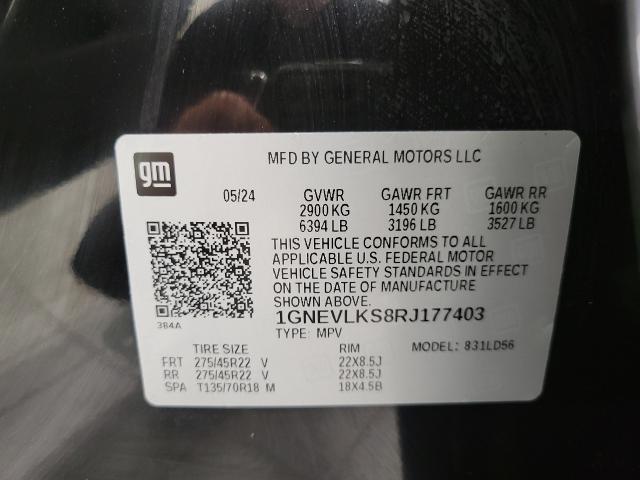 2024 Chevrolet Traverse Vehicle Photo in APPLETON, WI 54914-4656