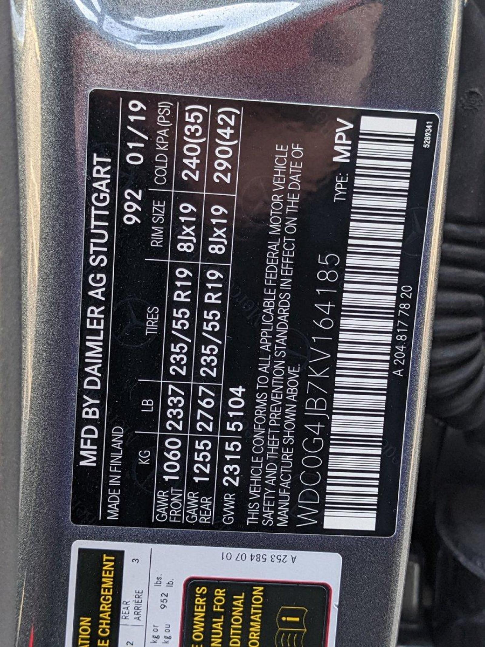 2019 Mercedes-Benz GLC Vehicle Photo in VALENCIA, CA 91355-1705