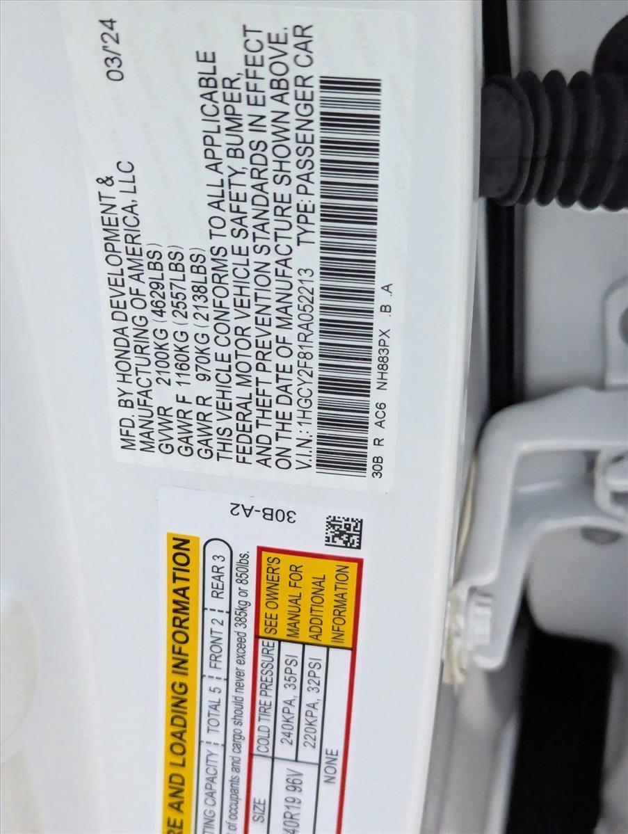 2024 Honda Accord Hybrid Vehicle Photo in Davie, FL 33331