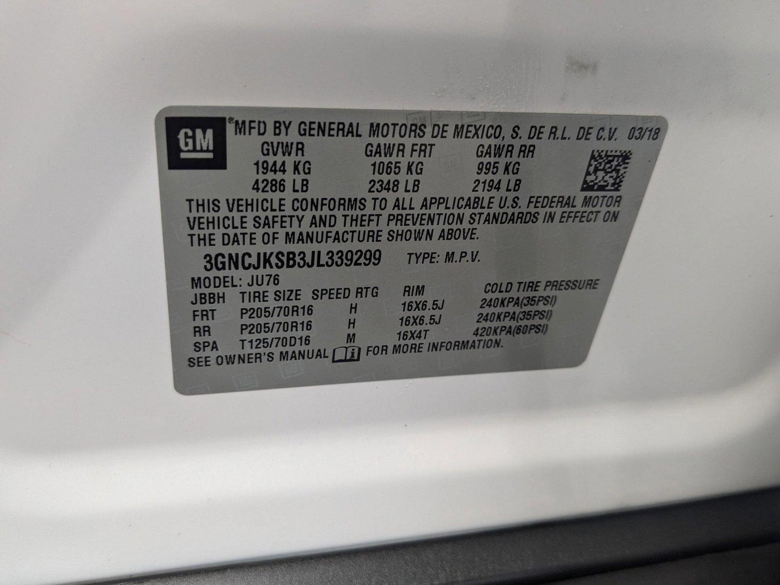 2018 Chevrolet Trax Vehicle Photo in Miami, FL 33135