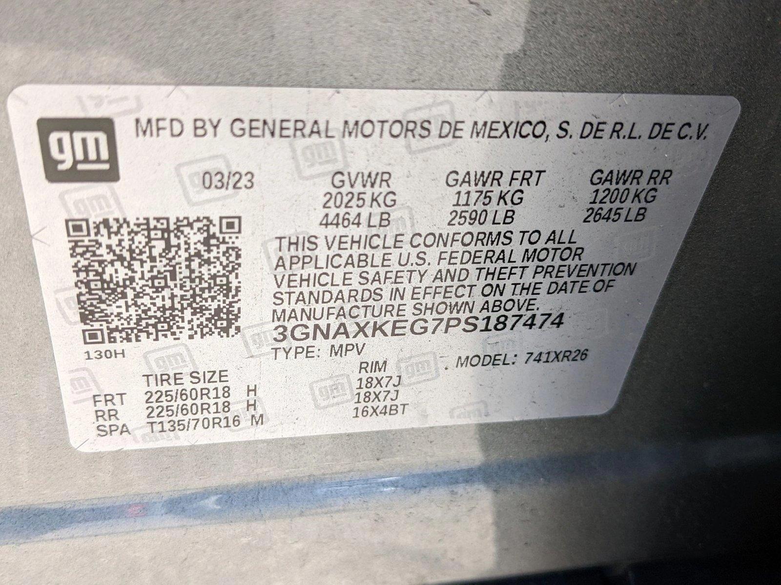 2023 Chevrolet Equinox Vehicle Photo in ORLANDO, FL 32808-7998