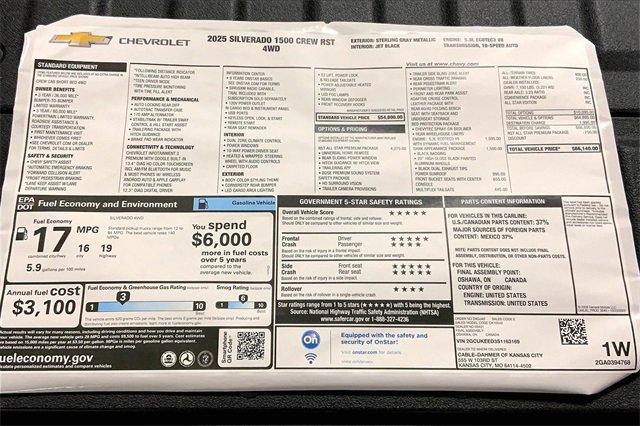 2025 Chevrolet Silverado 1500 Vehicle Photo in KANSAS CITY, MO 64114-4502