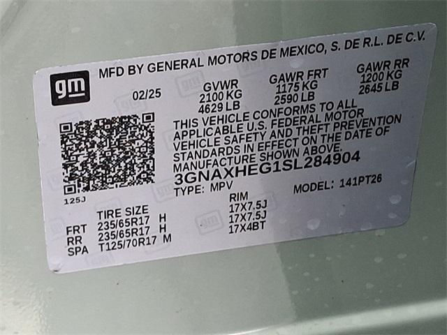 2025 Chevrolet Equinox Vehicle Photo in LEWES, DE 19958-4935