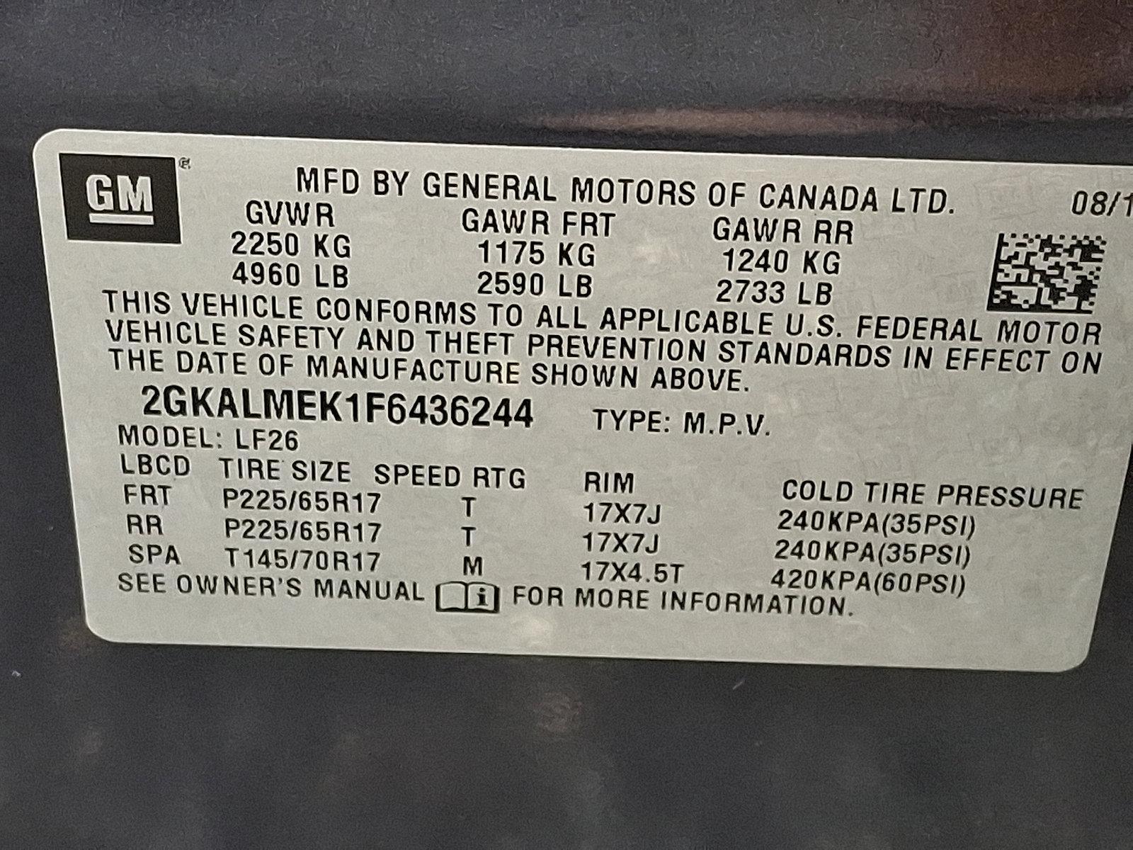 2015 GMC Terrain Vehicle Photo in BETHLEHEM, PA 18017-9401