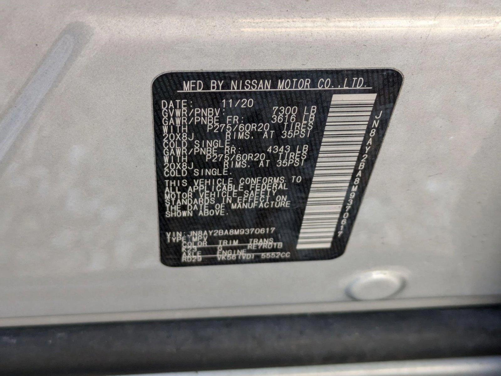 2021 Nissan Armada Vehicle Photo in Tampa, FL 33614