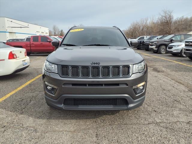 Used 2018 Jeep Compass Altitude with VIN 3C4NJDBB9JT402886 for sale in Taylor, MI