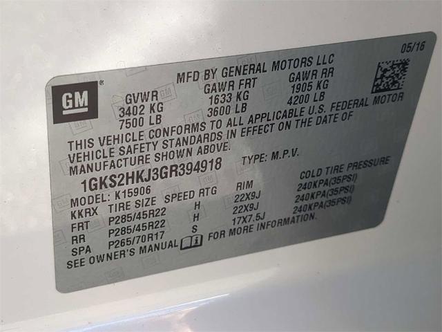 2016 GMC Yukon XL Vehicle Photo in BARTLETT, TN 38133-4101