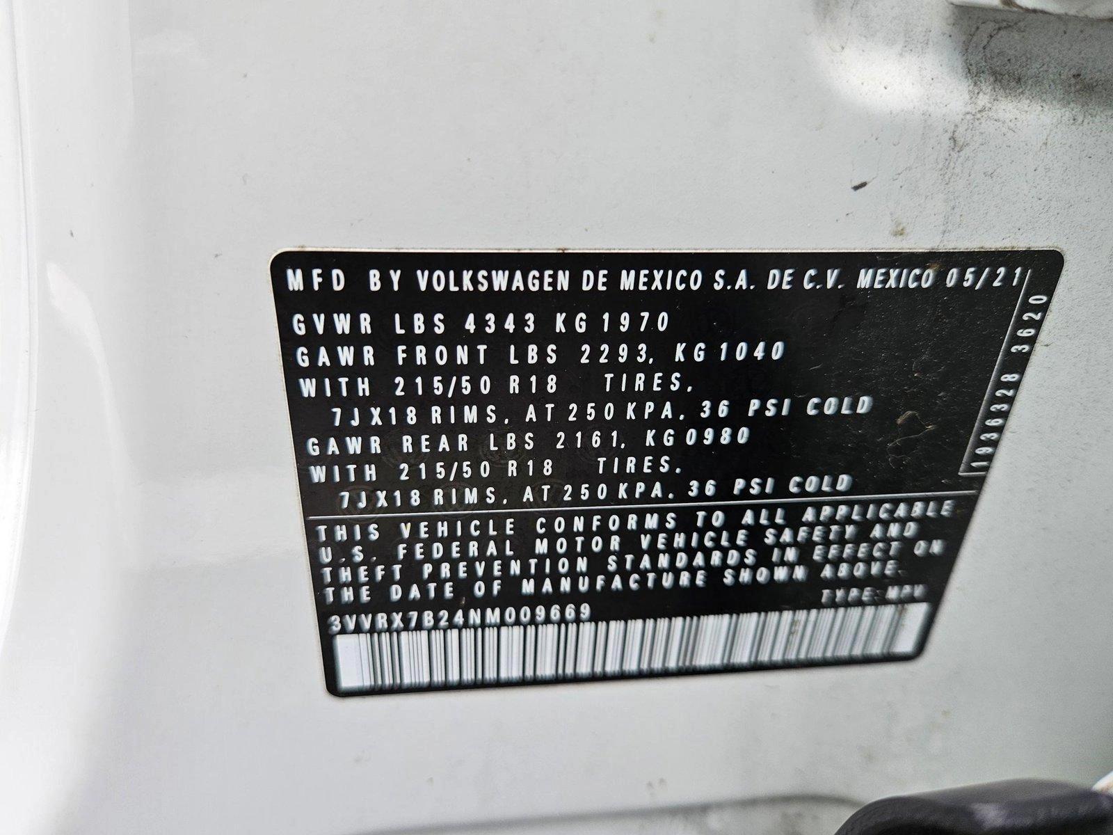 2022 Volkswagen Taos Vehicle Photo in Clearwater, FL 33764