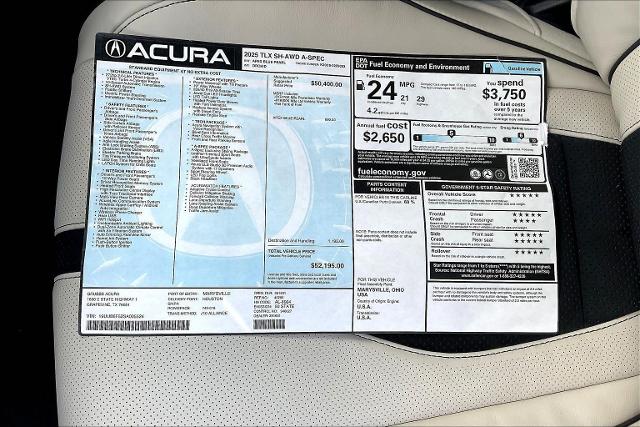 2025 Acura TLX Vehicle Photo in Grapevine, TX 76051
