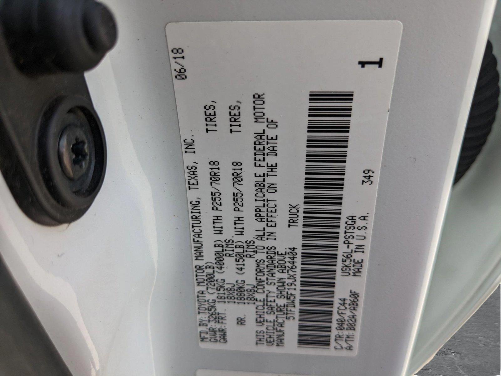 2018 Toyota Tundra 4WD Vehicle Photo in Davie, FL 33331