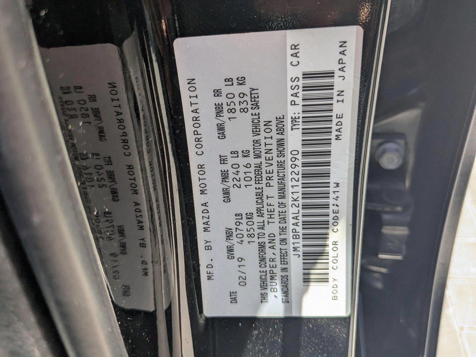 2019 Mazda Mazda3 Sedan Vehicle Photo in Pompano Beach, FL 33064