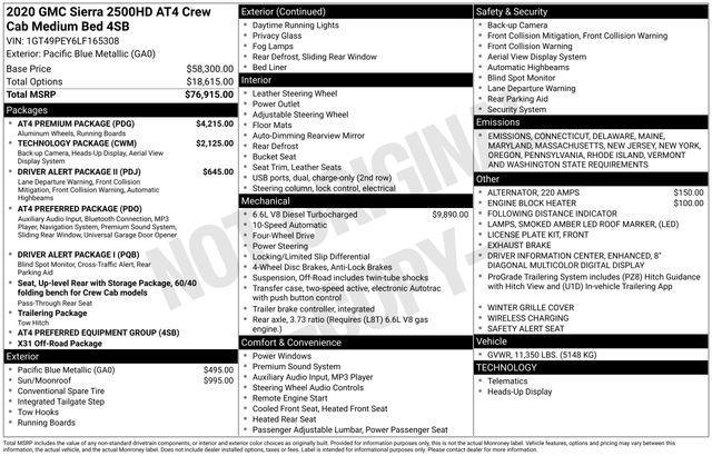 2020 GMC Sierra 2500 HD Vehicle Photo in DANBURY, CT 06810-5034