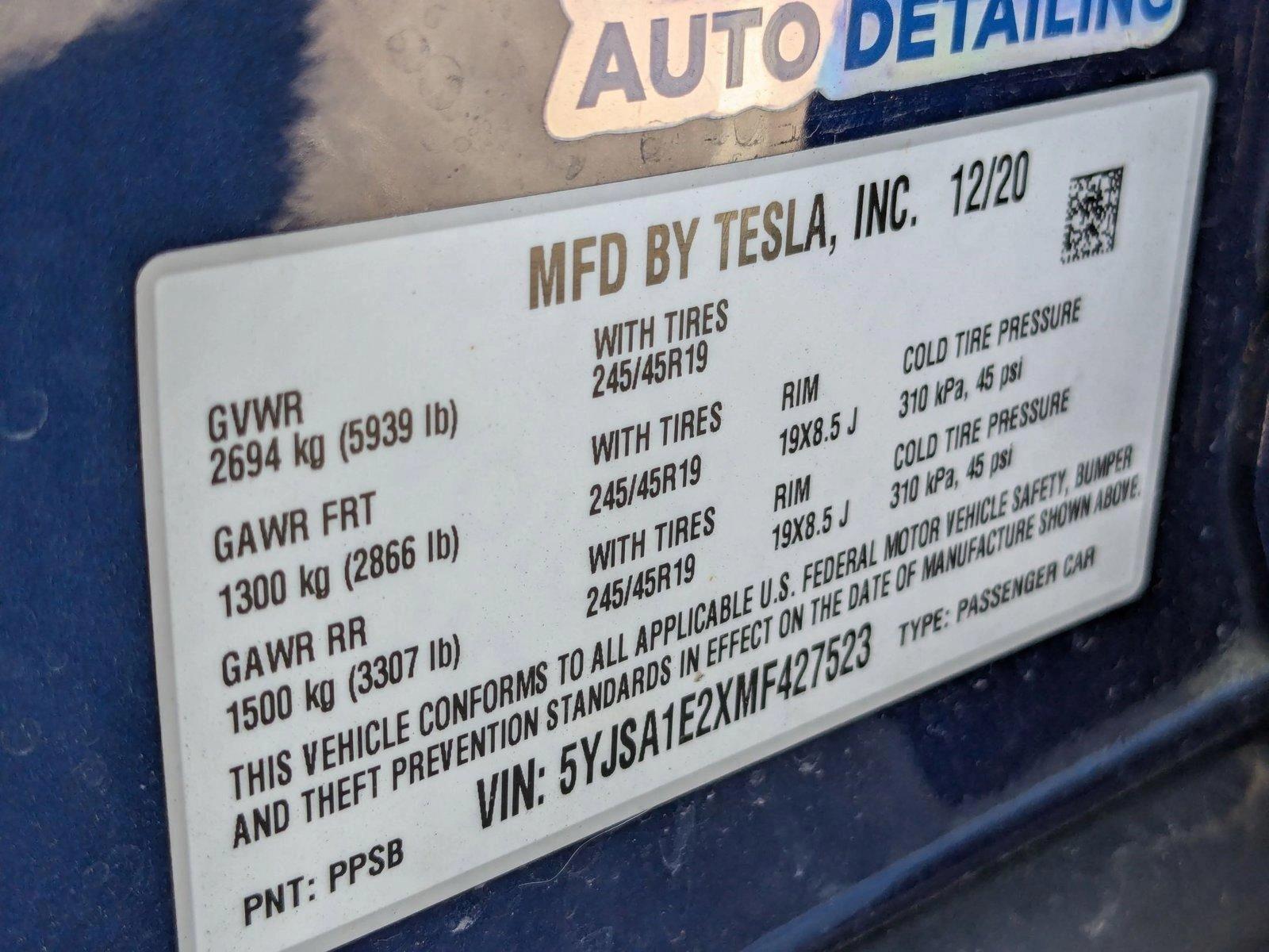 2021 Tesla Model S Vehicle Photo in Wesley Chapel, FL 33544