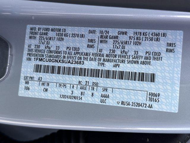 2025 Ford Escape Vehicle Photo in Charlotte, NC 28212