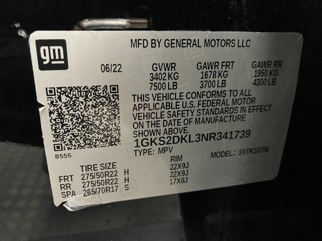 2022 GMC Yukon Vehicle Photo in NEENAH, WI 54956-2243