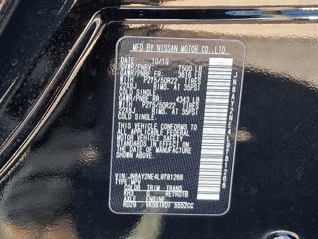 2020 Nissan Armada Vehicle Photo in DANBURY, CT 06810-5034