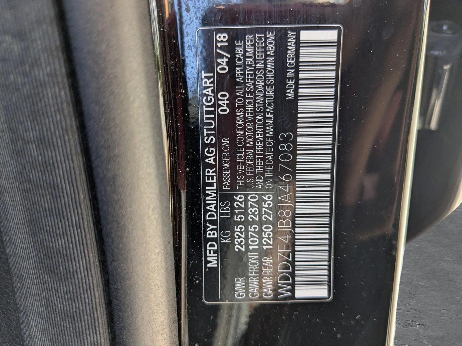 2018 Mercedes-Benz E-Class Vehicle Photo in Pompano Beach, FL 33064
