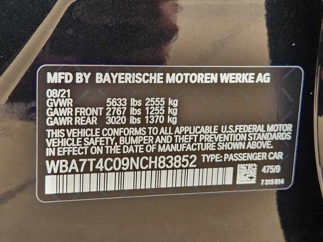 2022 BMW 740i xDrive Vehicle Photo in PLANO, TX 75024