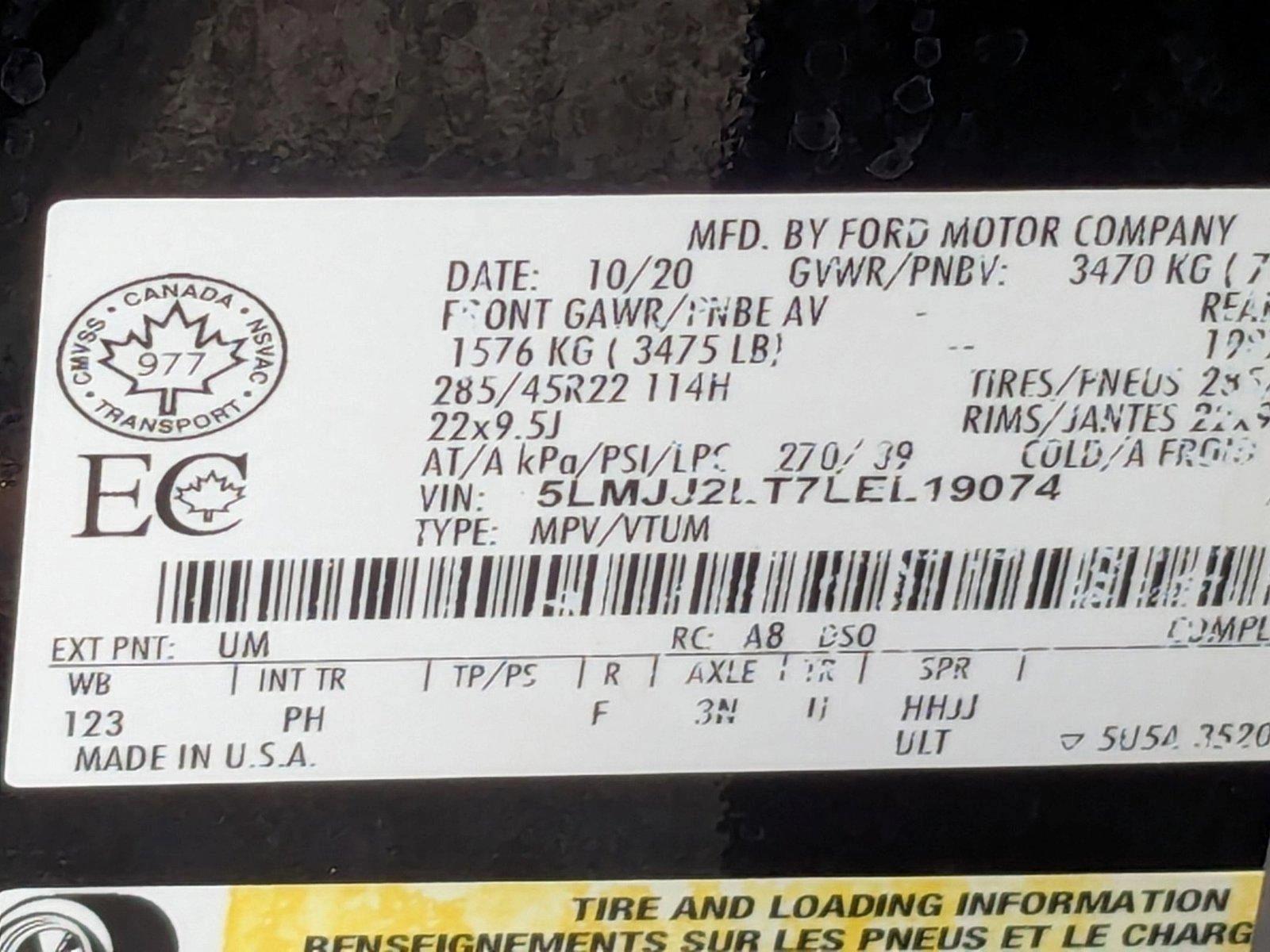 2020 Lincoln Navigator Vehicle Photo in Jacksonville, FL 32244