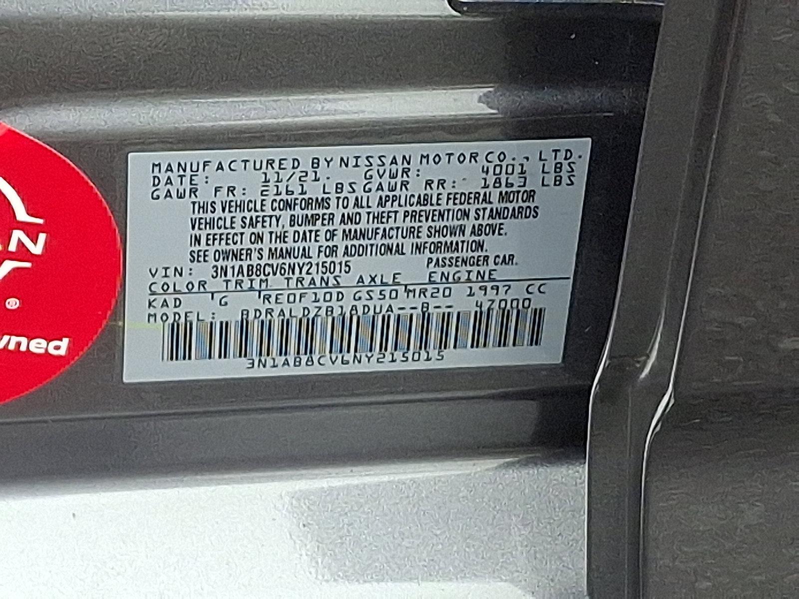 2022 Nissan Sentra Vehicle Photo in Harrisburg, PA 17111-1033