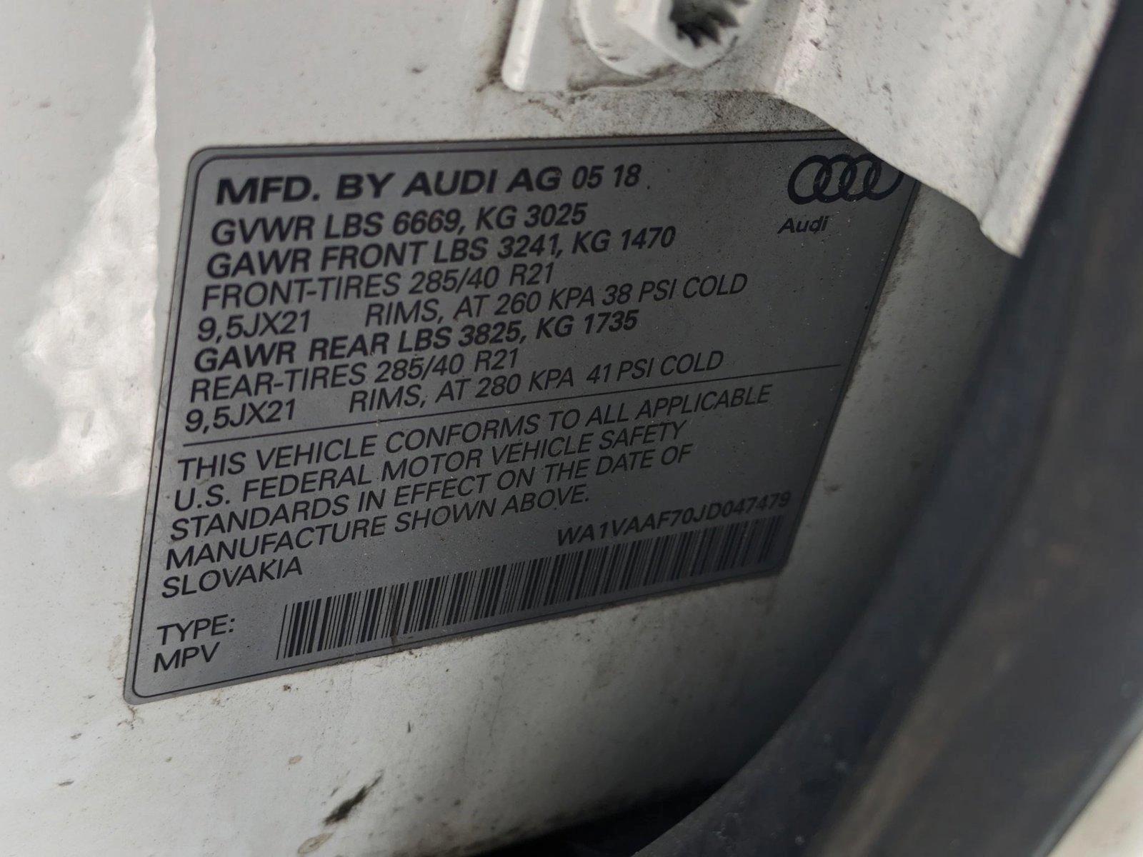 2018 Audi Q7 Vehicle Photo in Bradenton, FL 34207