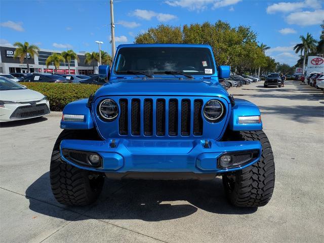 Used 2022 Jeep Wrangler Unlimited High Altitude with VIN 1C4HJXEN6NW242731 for sale in Delray Beach, FL