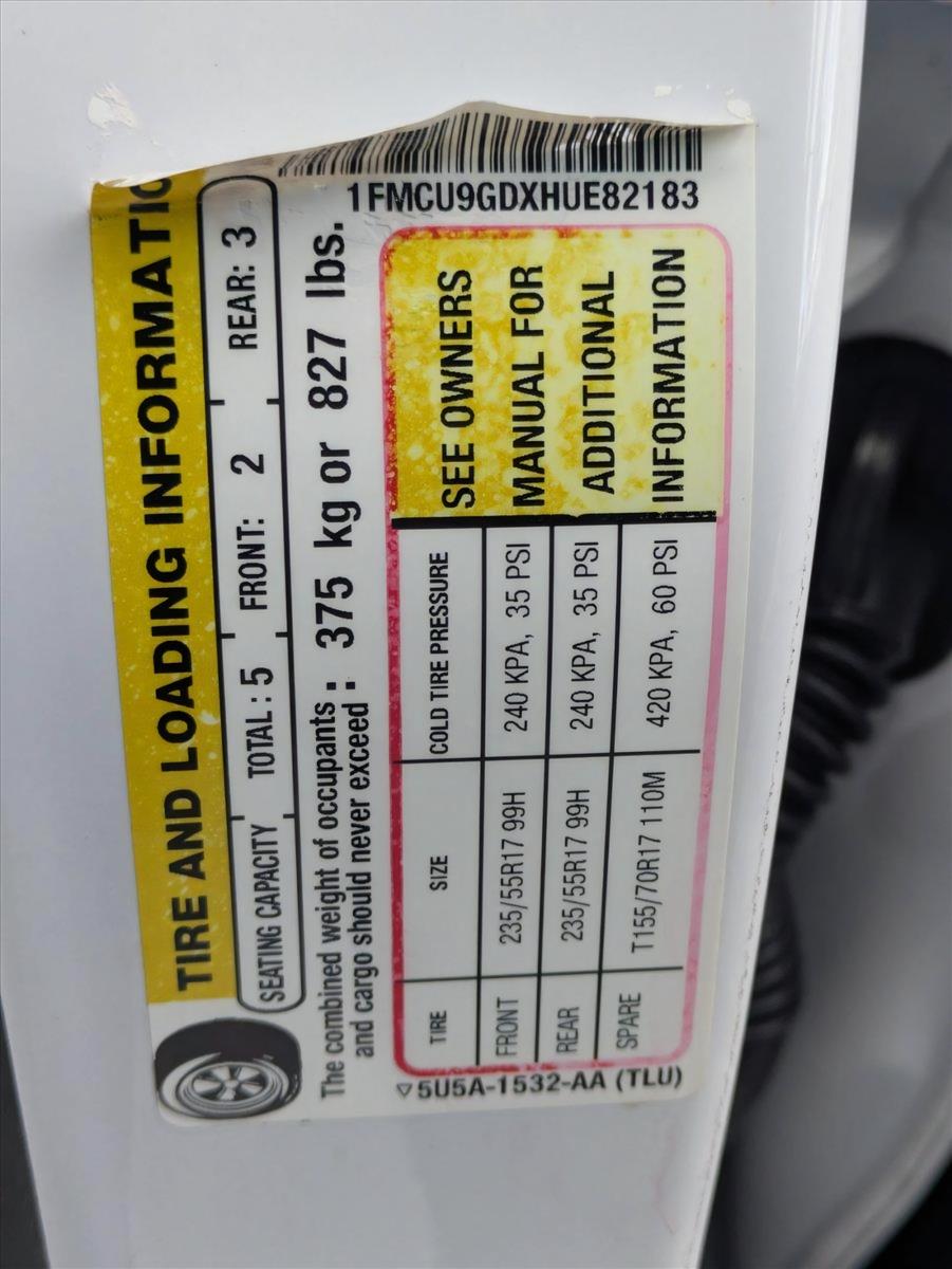 2017 Ford Escape Vehicle Photo in WEST PALM BEACH, FL 33407-3296