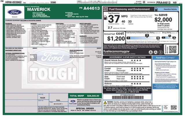 2023 Ford Maverick Vehicle Photo in DANBURY, CT 06810-5034