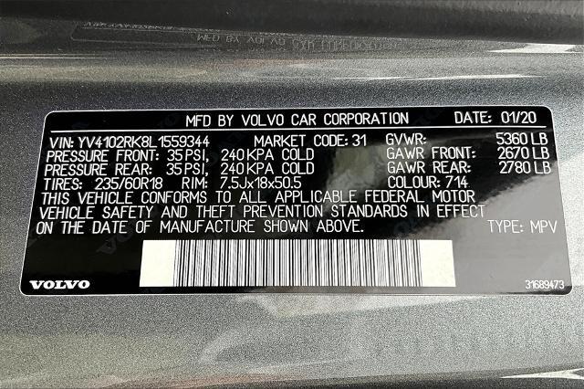 2020 Volvo XC60 Vehicle Photo in Tulsa, OK 74145